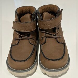 Skechers Brown Kids Boots